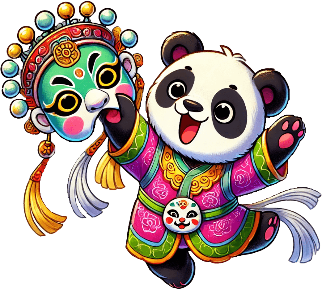 Panda with Mask